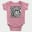 Straight Outta R.a Puram Short Sleeve Baby Onesie in Pink Color
